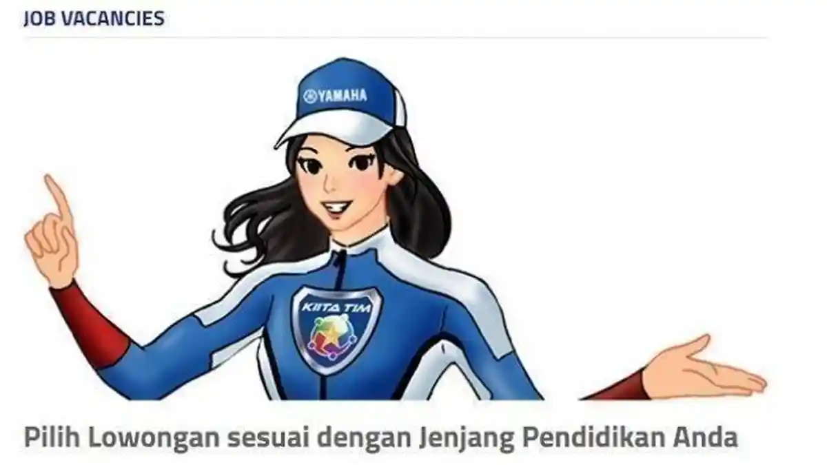 Yamaha Indonesia Buka Lowongan Kerja 29 Posisi untuk Lulusan SMA hingga S1