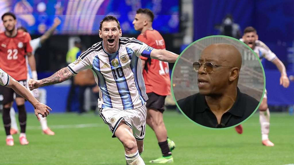 Pundit sepak bola Ian Wright berdebat panas mengenai keputusan VAR dalam laga Argentina lawan Mesir