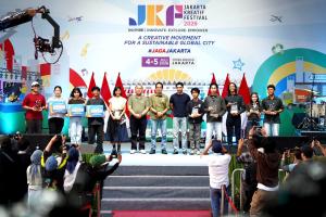 Suasana penutupan Jakarta Kreatif Festival JKF 2026 di Istora Senayan Jakarta
