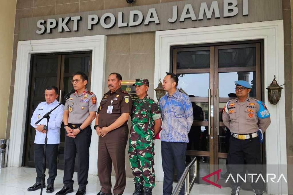 Rapat koordinasi penanggulangan kejahatan geng motor di Mapolda Jambi