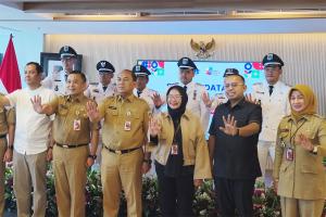 Sekda DKI Jakarta Uus Kuswanto saat membuka Penjaringan Kelurahan Berprestasi di Balai Kota