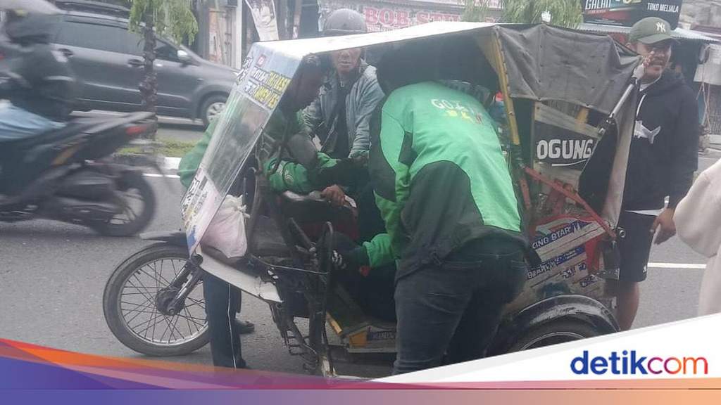 Sepeda motor milik driver ojol tunarungu di Medan dicuri pria misterius setelah korban ditabrak