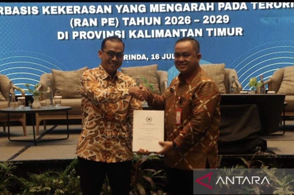 Pertemuan Pemprov Kaltim dan BNPT membahas pencegahan ekstremisme di daerah penyangga IKN