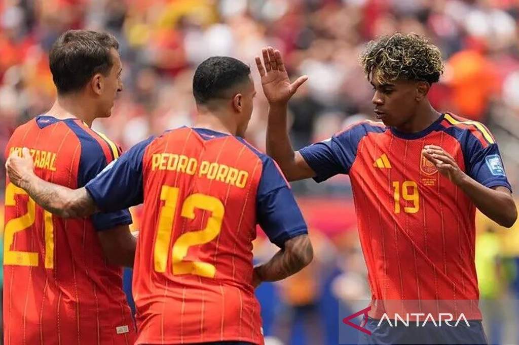 Cristiano Ronaldo dari Portugal dan Lamine Yamal dari Spanyol di Piala Dunia 2026