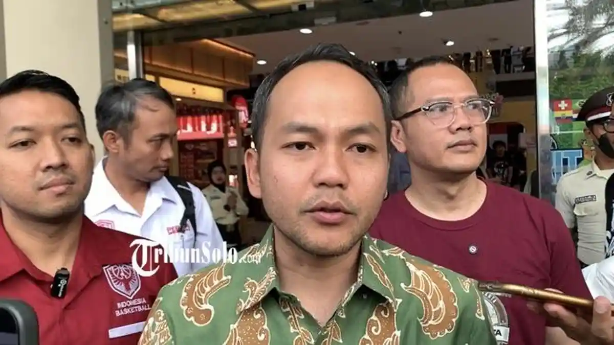 Wali Kota Solo Respati Ardi saat memberikan sambutan mengenai strategi olahraga di sekolah